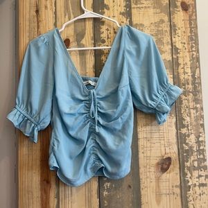 Xs blue Abercrombie and Fitch blouse